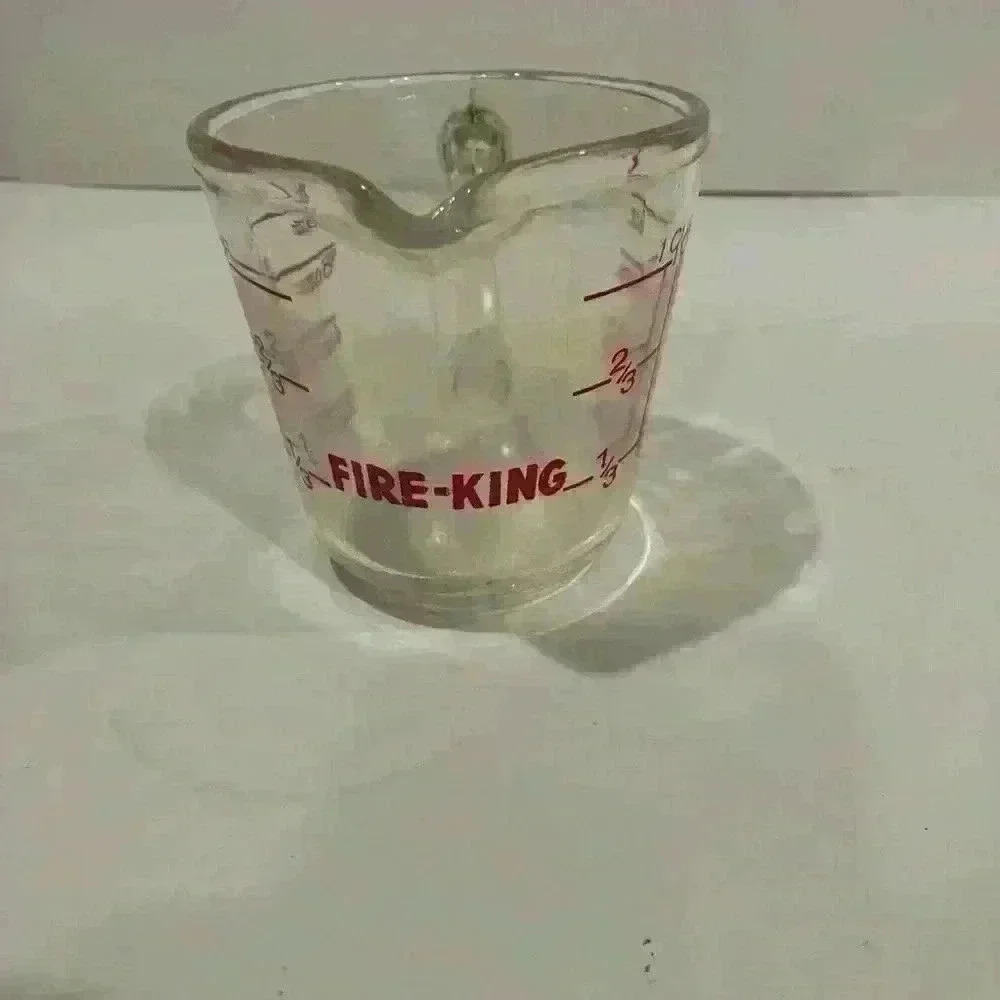 Vintage Fire King Glass Measuring Cup